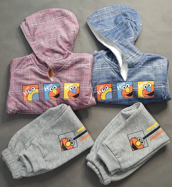 Velvet Suit With Padded Fleece For Boys